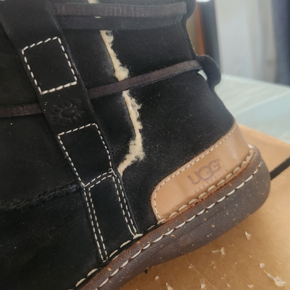 UGG Black Suede Boots - Picture 2 of 4
